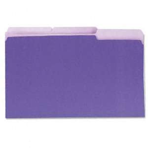  Universal® Recycled Interior File Folders, 1/3 Cut, Top 