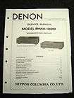 Original Denon PMA 320 Service Manual