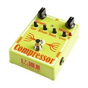 Mi Audio Compressor Guitar Effects Pedal Lime/Orange 