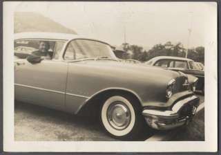 Car Photo Man in 1956 Oldsmobile Holiday Olds 515840  