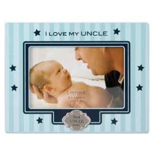   Pinstripe 4x6 Picture Frame   I Love My Uncle Design