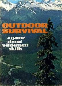 OUTDOOR SURVIVAL A GAME ABOUT WILDERNESS SKILLS #895 VF Avalon Hill 