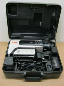 RCA Pro Edit VHS Camcorder Model# CC310 w/ Case & Accessories  