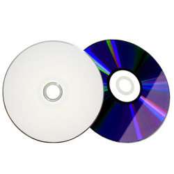 100 16X Blank DVD R DVDR White Inkjet HUB Printable Disc Media  