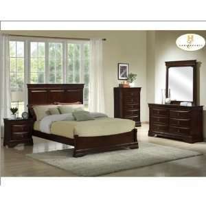   Bedroom Set in Warm Brown Cherry Grand Hill EL537 1SET