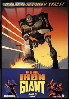 THE IRON GIANT   FRAMED MOVIE POSTER  