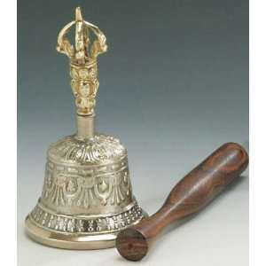    Bell 7 Metal With Wooden Stick 6.75 BL081 