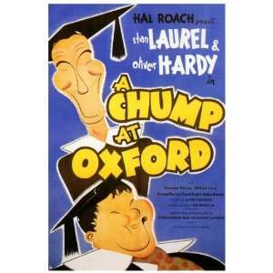 Chump At Oxford (1940) 27 x 40 Movie Poster Style A  