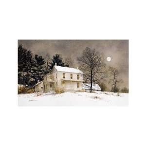 Wolf Moon Giclee Poster Print by Ray Hendershot, 17x12
