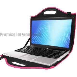 Hot Pink Hard EVA Shoulder/ Carrying Case/ Bag For 15.4” to 17 