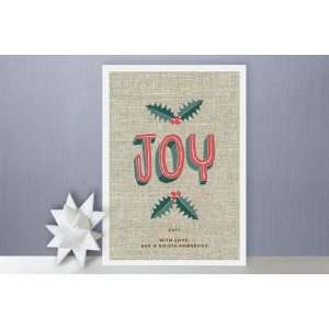  Simple Joy Holiday Non Photo Cards by Paper Dahlia 