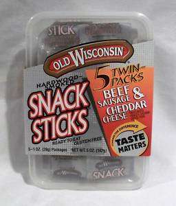 Old Wisconsin Beef Sausage & Cheddar Cheese Snacks  