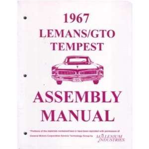  1967 PONTIAC TEMPEST Assembly Manual Rebuild Automotive