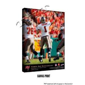   Bay Buccaneers Personalized Quarterback Action Print