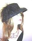 ladies black special occasion fashion hat womens hats one day