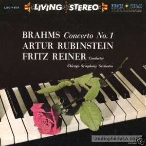 Living Stereo LSC1831 Reiner Brahms cto. No.1 45rpm  