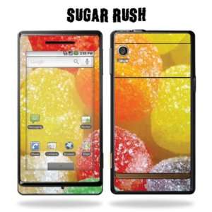   Sticker for Motorola Droid   Sugar Rush Cell Phones & Accessories