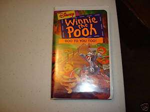 Winnie Pooh Boo to You Too VHS Halloween Video Movie  