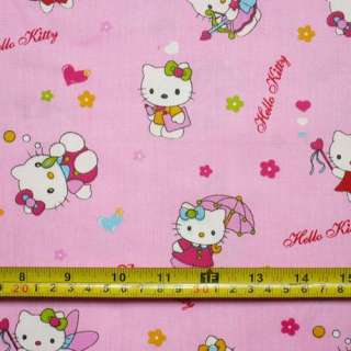 Hello Kitty Cotton FQ Fat Quarter Quilt Fabric c819  