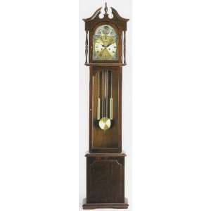  Walnut finish grandfather clock