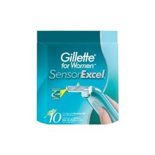  Gillette Sensor Excel Razor for Women & 2 Refill Blades 