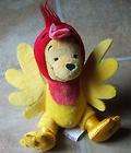 quick look yellow little chicken animal funny cute party costume hat 