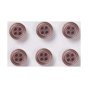   Dots Stickers 24/Pkg   Buttons Coffee Buttons Coffee