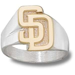  San Diego Padres MLB New Sd 5/8 Ring (Silver) Sports 