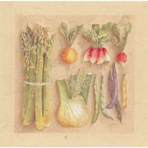  Vegetables I, Asparagus Poster Print