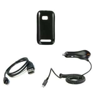   Gummy Case Cover + ATOM LED Keychain Light + Micro USB Cable + Car