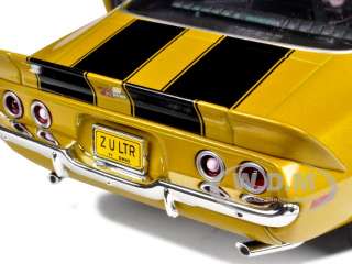1971 CHEVROLET CAMARO Z/28 PLACER GOLD 1/18 DIECAST MODEL BY AUTOWORLD 