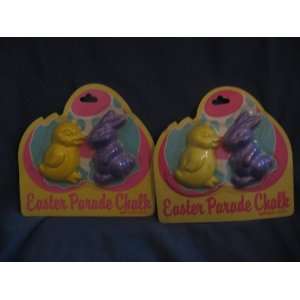  2 PACKAGES EASTER BUNNY ND CHICK CHALK Toys & Games