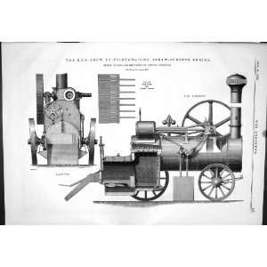  Engineering 1879 Kilburn Straw Burning Engine Train 
