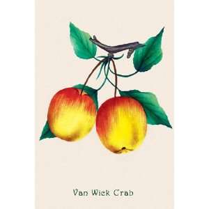 Van Wick Crab Apple by Unknown 12x18 