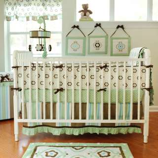 FORGET ME NOT 4PC BABY CRIB BEDDING SET FOR BOY OR GIRL  