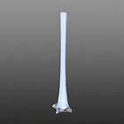1pcs Eiffel Tower Vase   White   24 Tall x 1.5 Opening for 