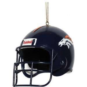  Denver Broncos Team Helmet 3 Ornament