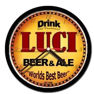  LUCI beer and ale cerveza wall clock 
