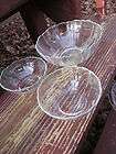 arcoroc france glassware bowl set arcade pattern nappy salad 7