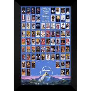  Paramount 75th Anniversary 27x40 FRAMED Movie Poster