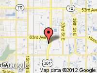 Map of Celebrity Auto Group at 8150 Blaikie Court, Sarasota, FL 34240