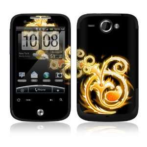 HTC WildFire Skin Decal Sticker   Abstract Gold