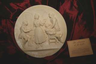 1980 The Barber of Seville Ivory Alabaster Plate  