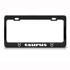 Taurus Astrology Zodiac Sign Metal License Plate Frame Tag 