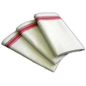  Vintage Red Stripe Towels   3 pack