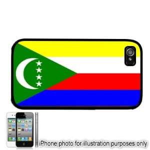 Comoros Islands Flag Apple iPhone 4 4S Case Cover Black