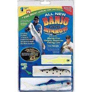 BANJO 006 MINNOW 110 PIECE LURE FISHING SET + FREE DVD 2012 EDITION 