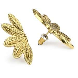    House Of Harlow 1960 14k Yellow Gold Plated Stud Earrings Jewelry
