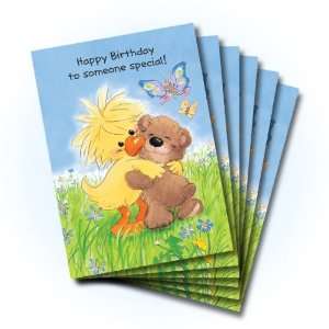  Suzys Zoo Happy Birthday Greeting Card 6 pack 10225 