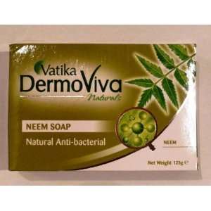    Vatika Dermoviva naturals Neem Soap Natural Anti bacterial Beauty